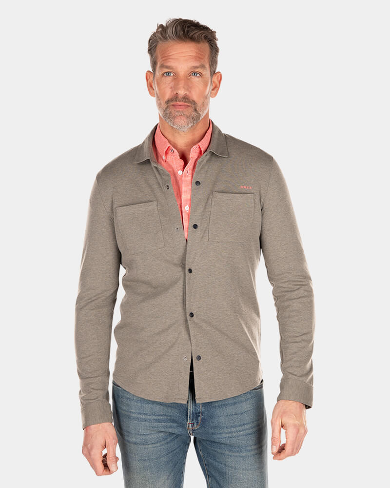 Solid coloured long sleeved shirt - Misty Army