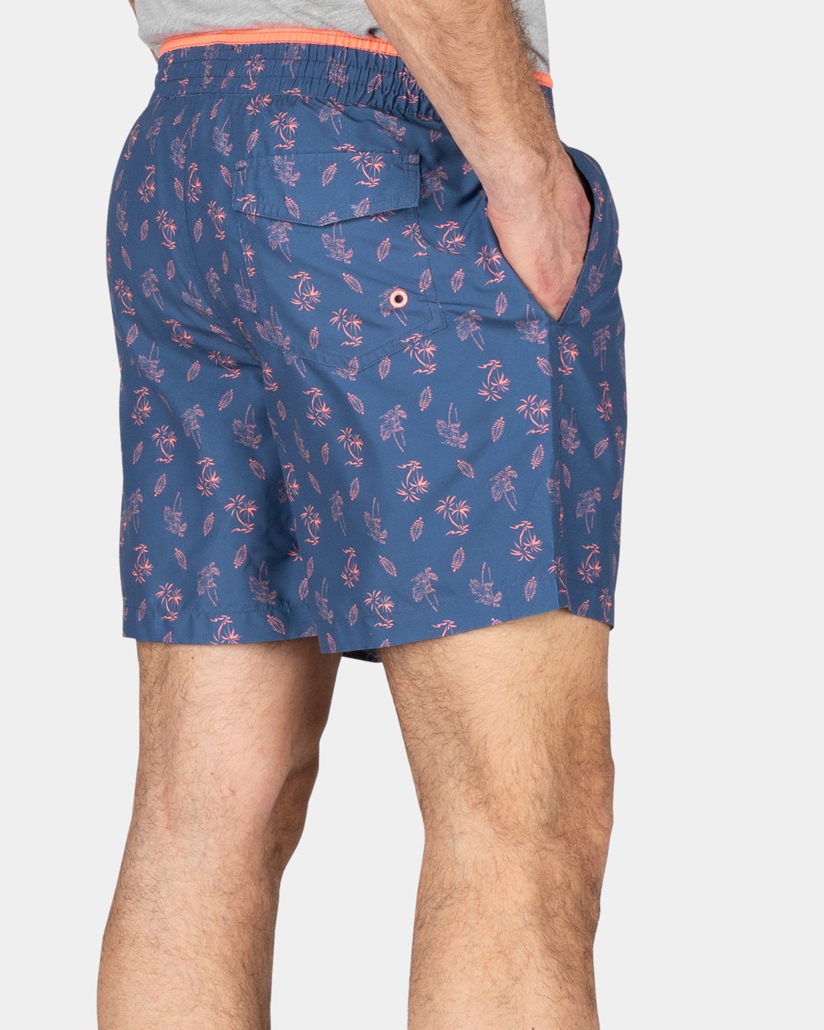 Printed swim shorts - Dusk Navy