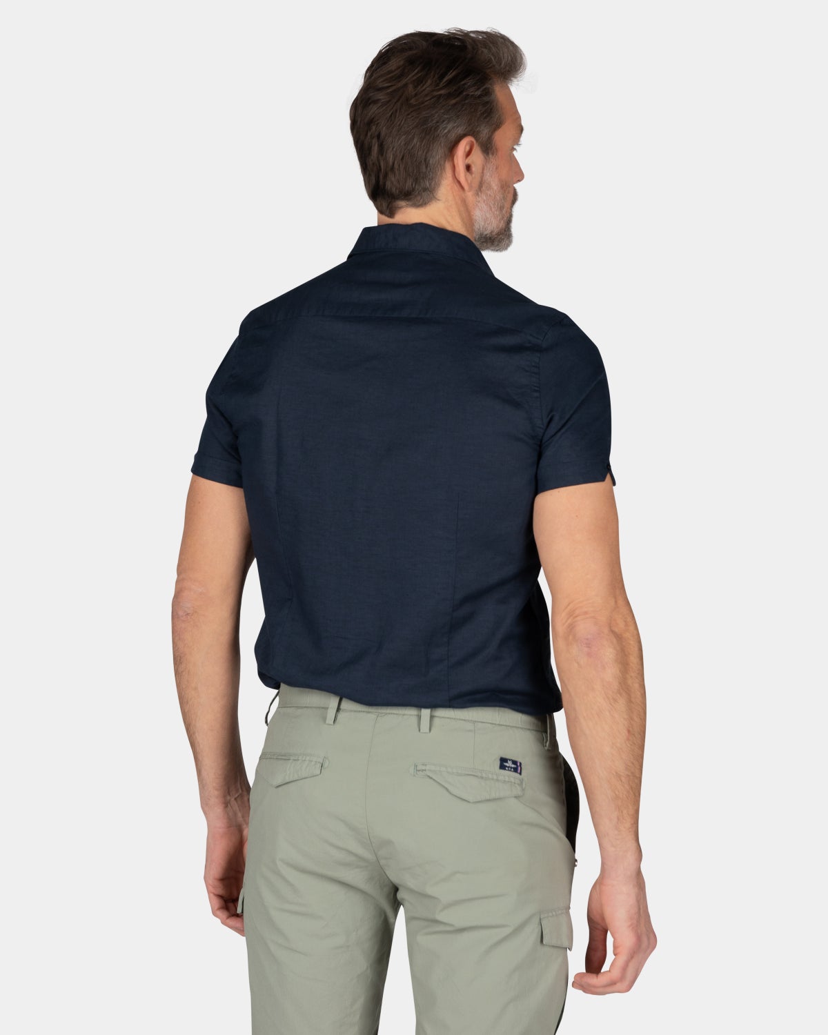 Plain shirt short sleeves - Traditional Navy