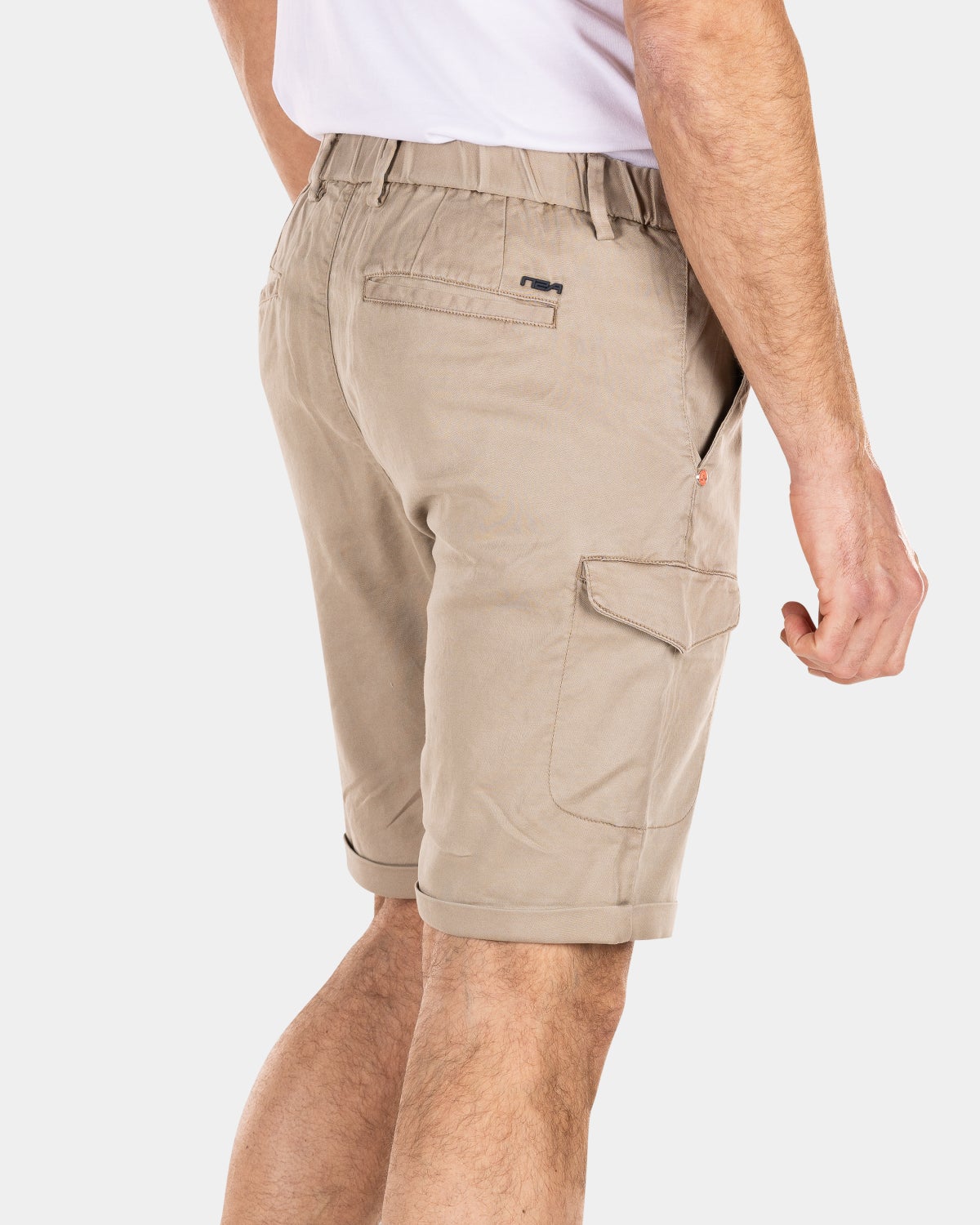 Cargo shorts with stretch - Shimmering Sand