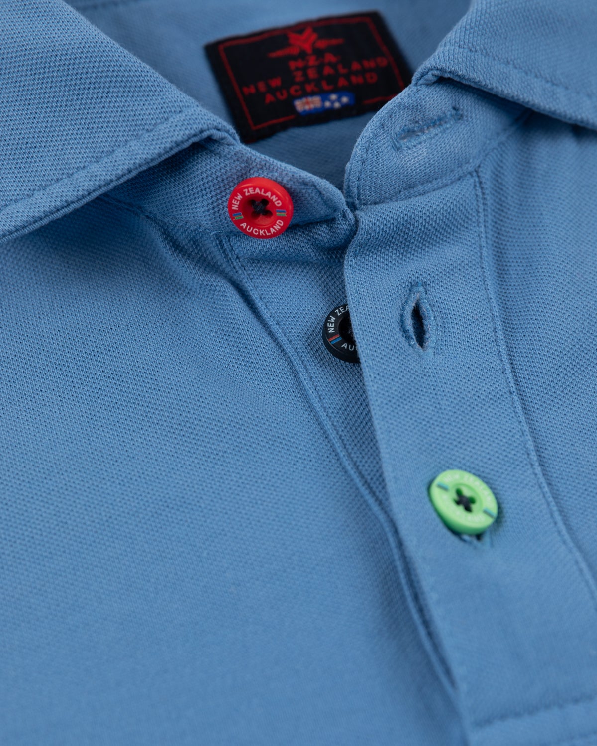 NZA Heritage polo shirt - Full blue