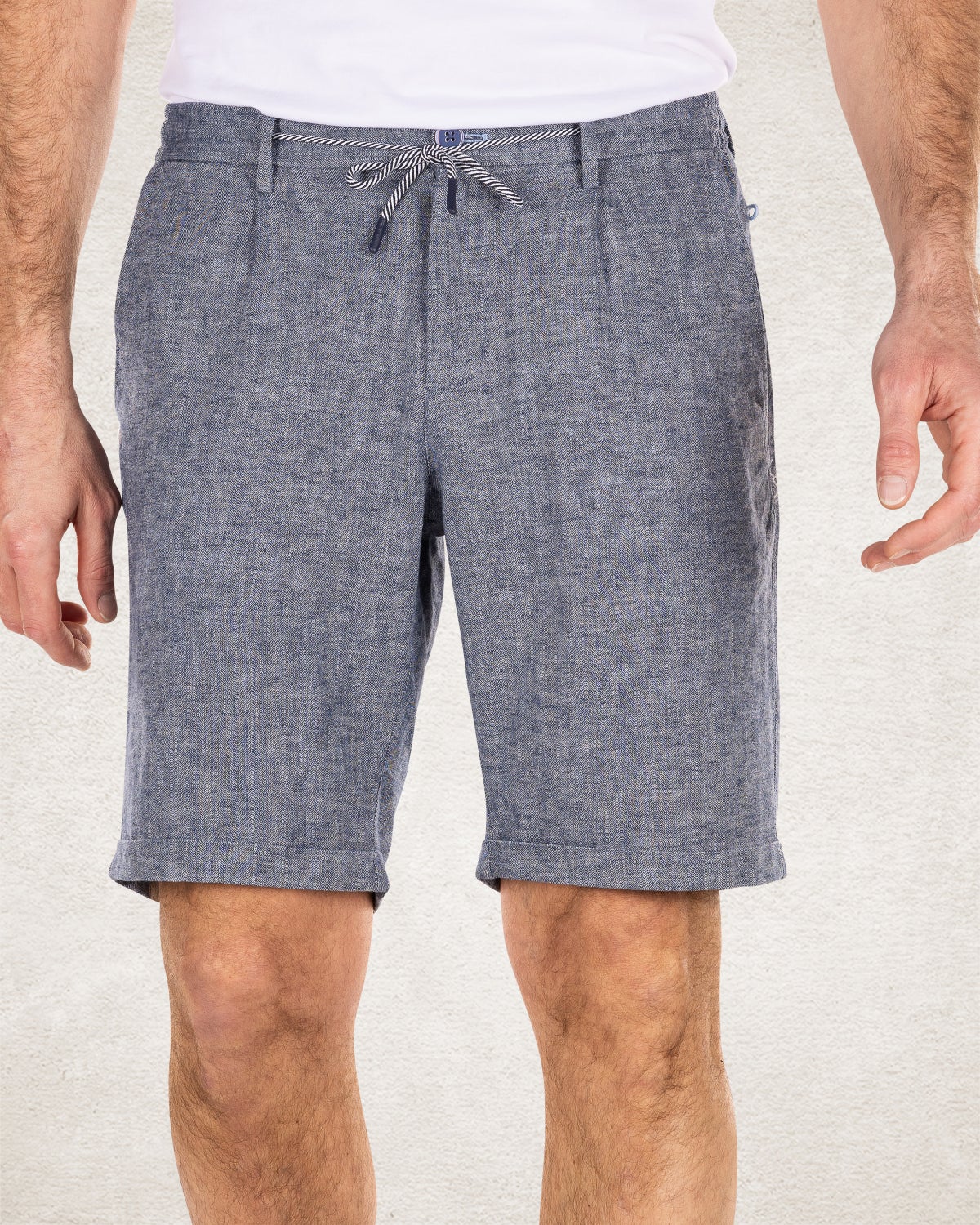 Linen shorts - Dusk Navy