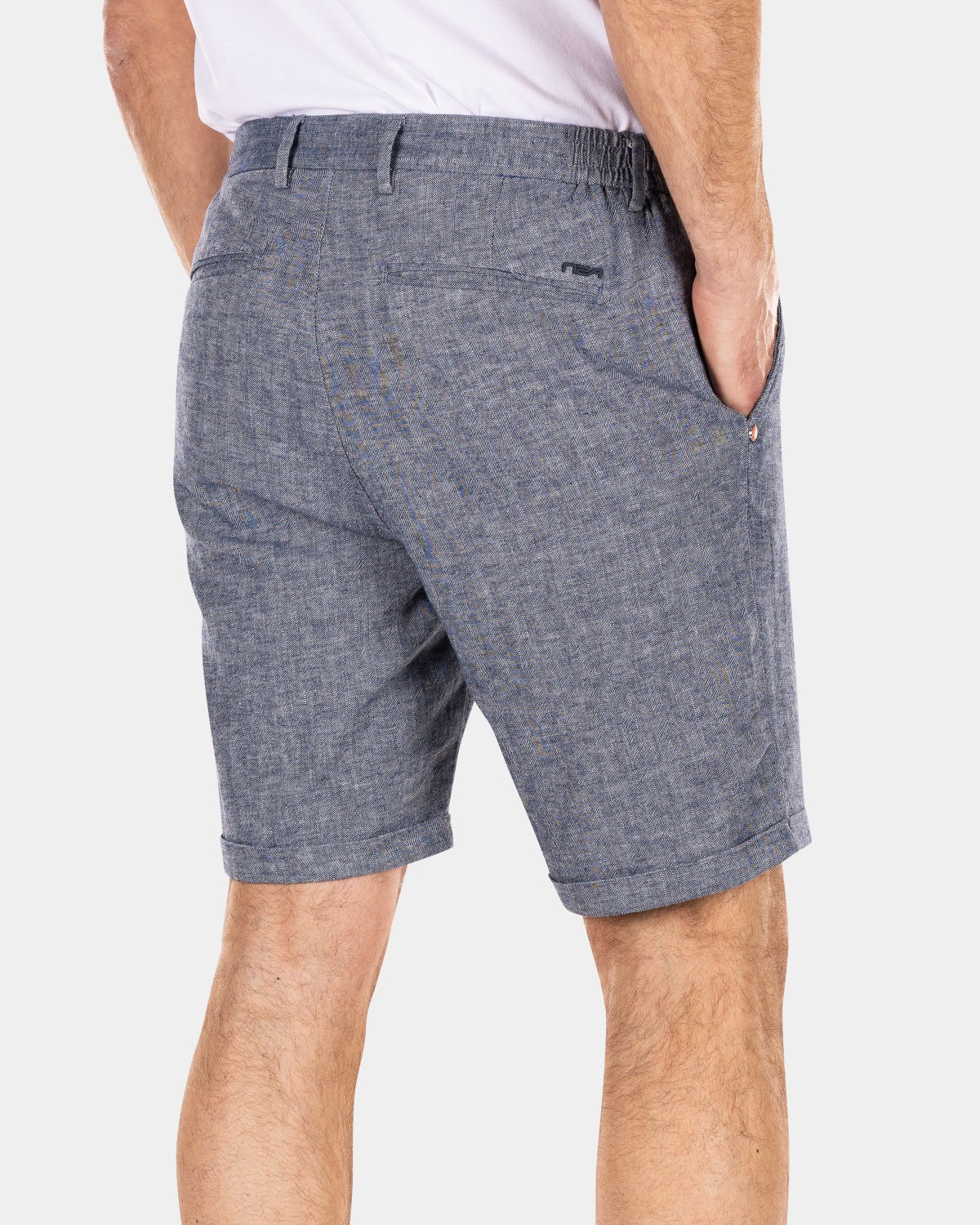 Linen shorts - Dusk Navy