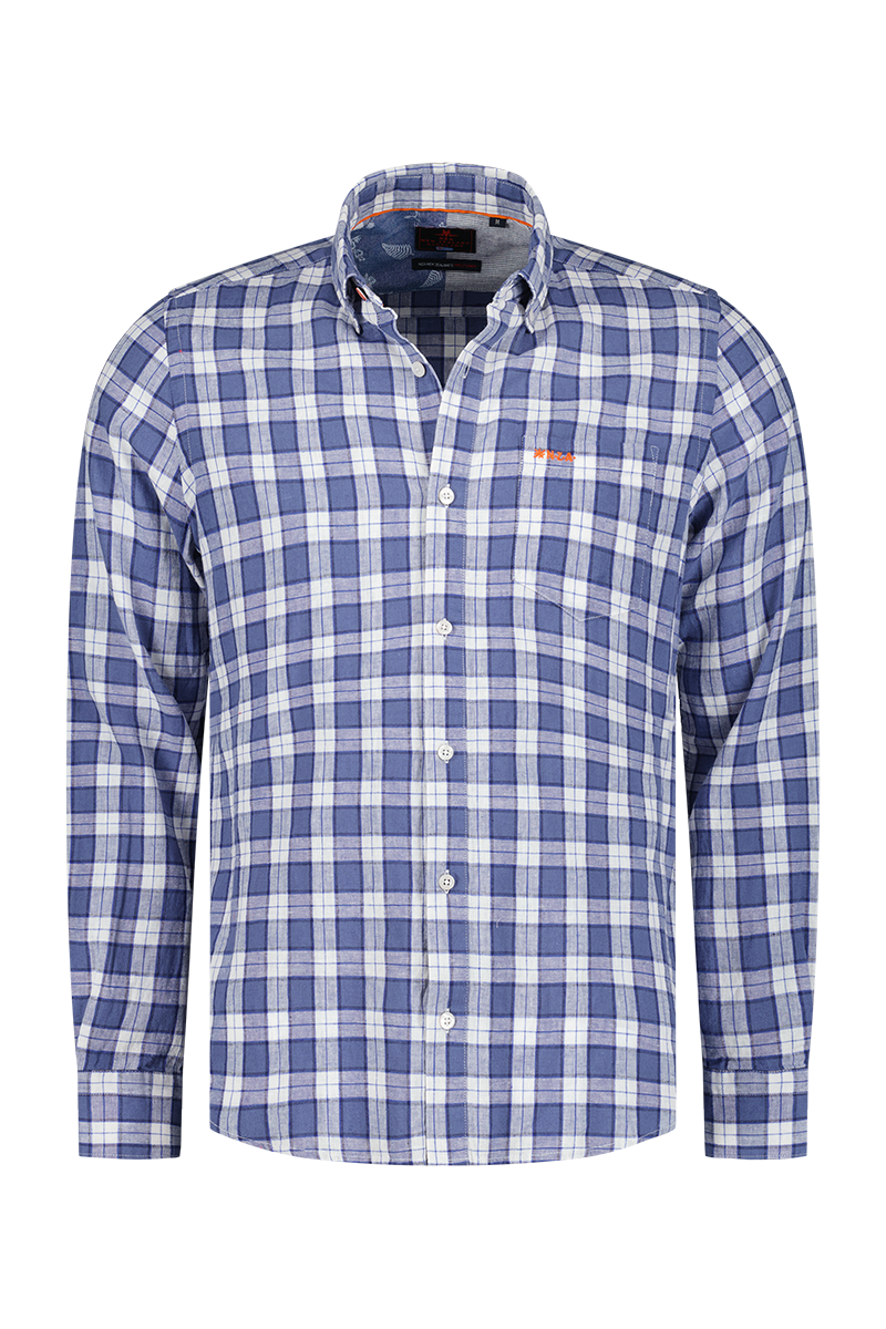 Checkered shirt  - Dusk Navy
