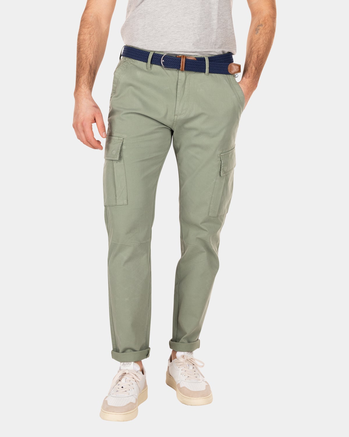 Cotton cargo pants - Mellow Army