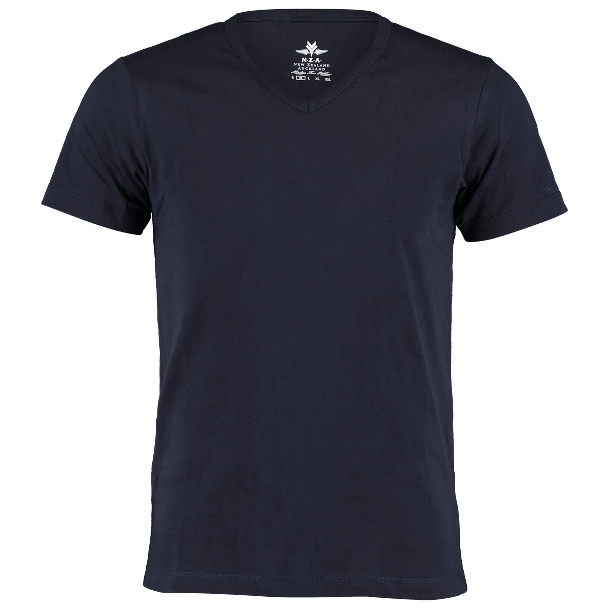 Basic t-shirt V-line 2 pack Navy