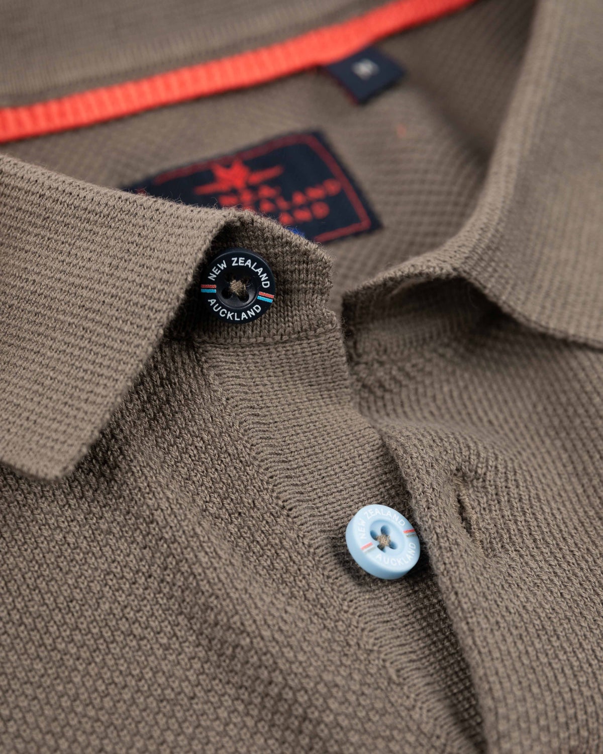 Solid coloured short sleeved polo shirt - Misty Army