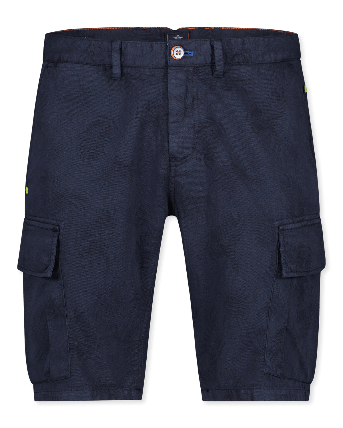Printed short cargo pants Archie - Dutch Navy