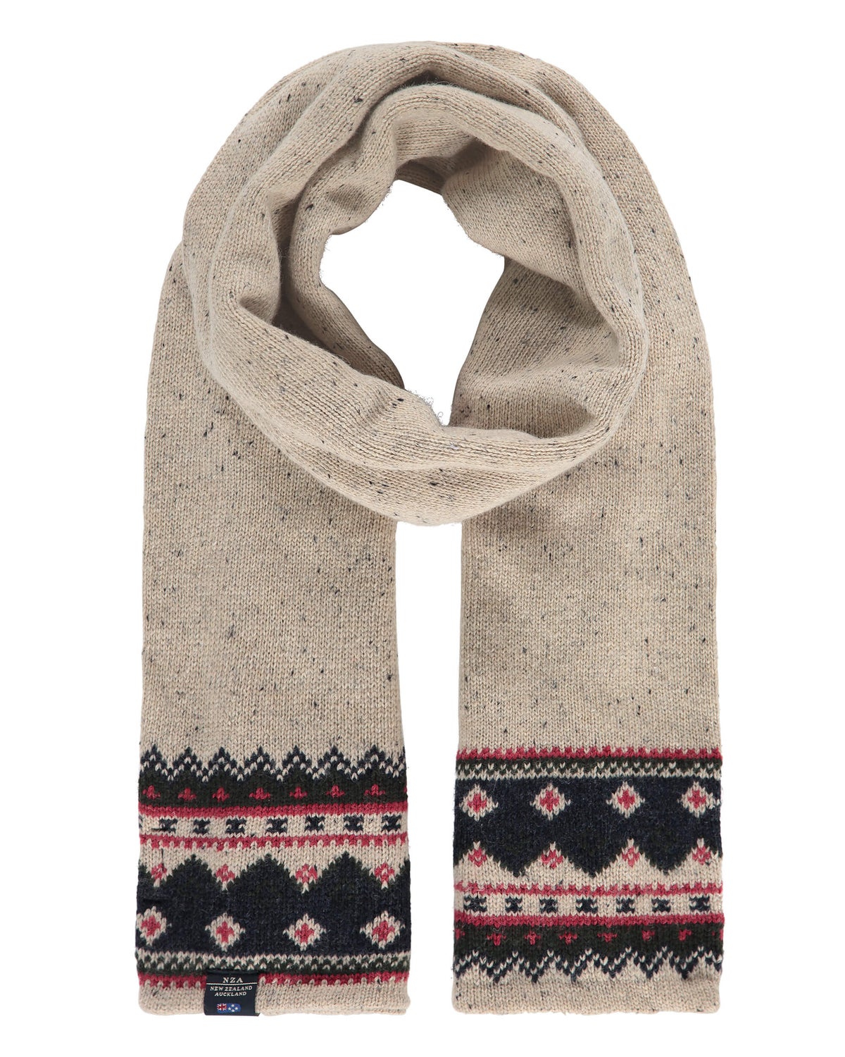 Knitted scarf Otatua - Dusty Ecru