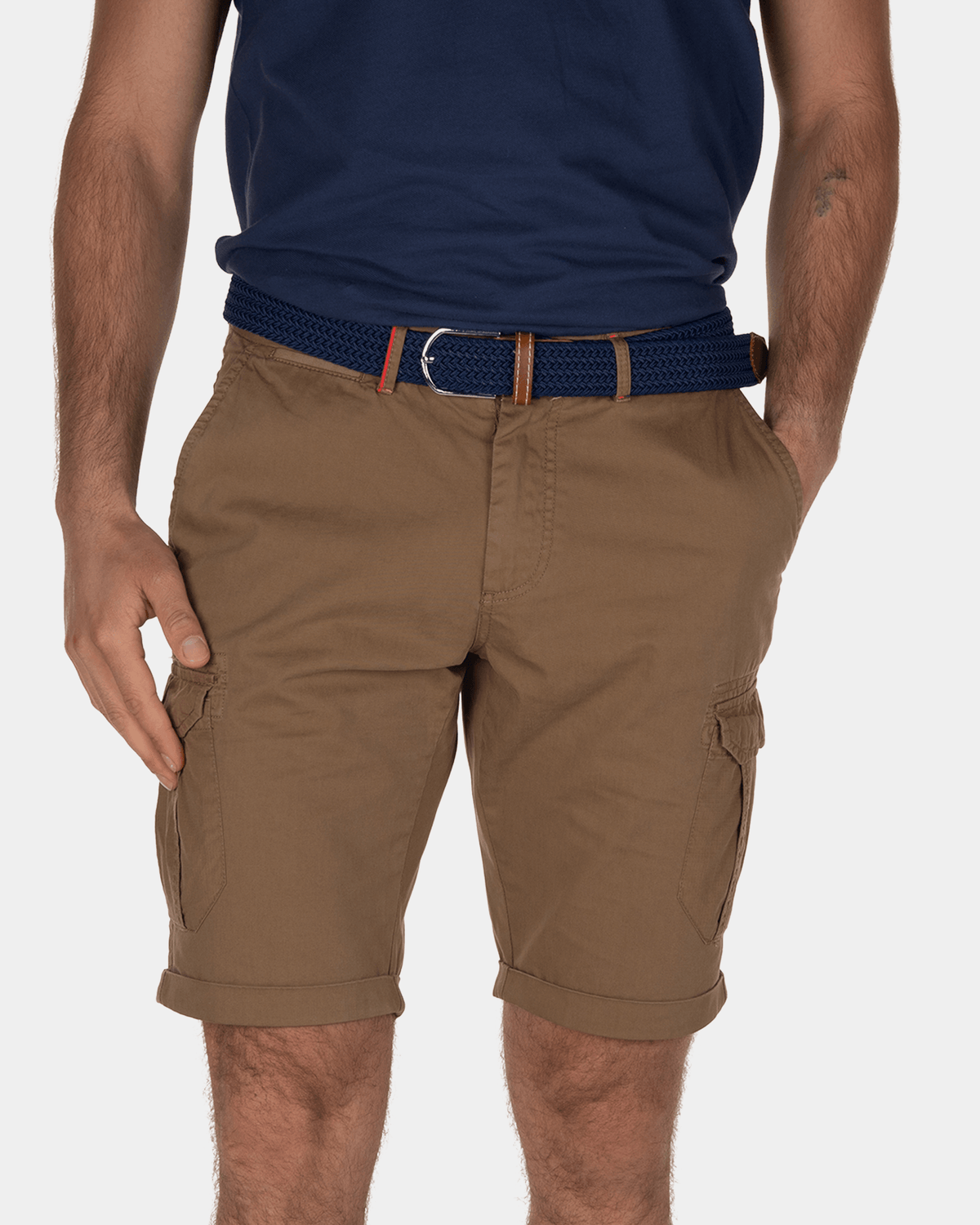 Larry Bay cargo shorts - Tobacco Brown