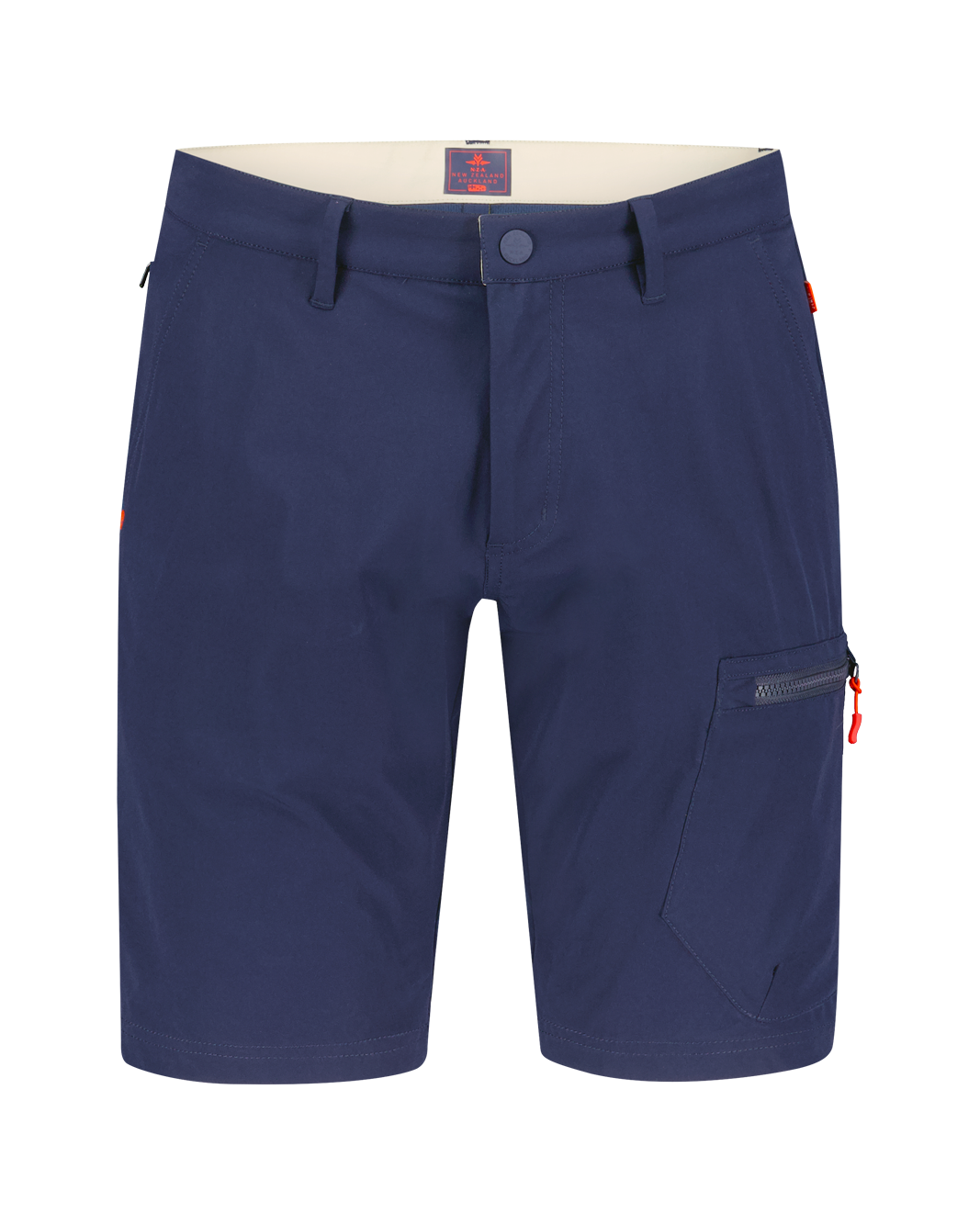 Polyester stretch cargo shorts - Industrial Navy