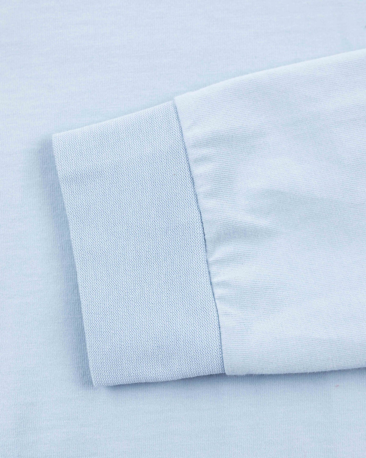 Crew neck cotton longsleeve - Universal Blue