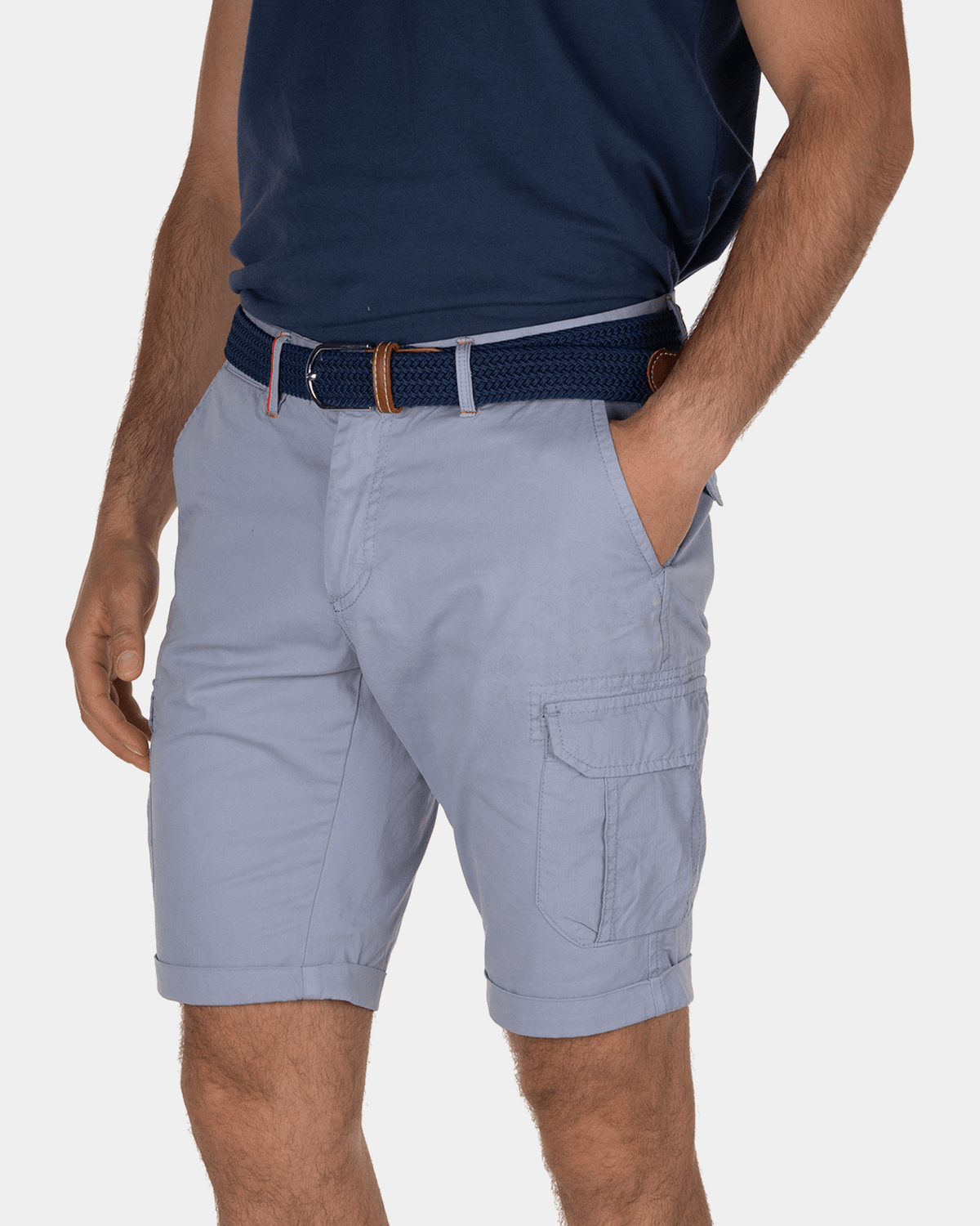 Larry Bay cargo shorts - Dusk Blue