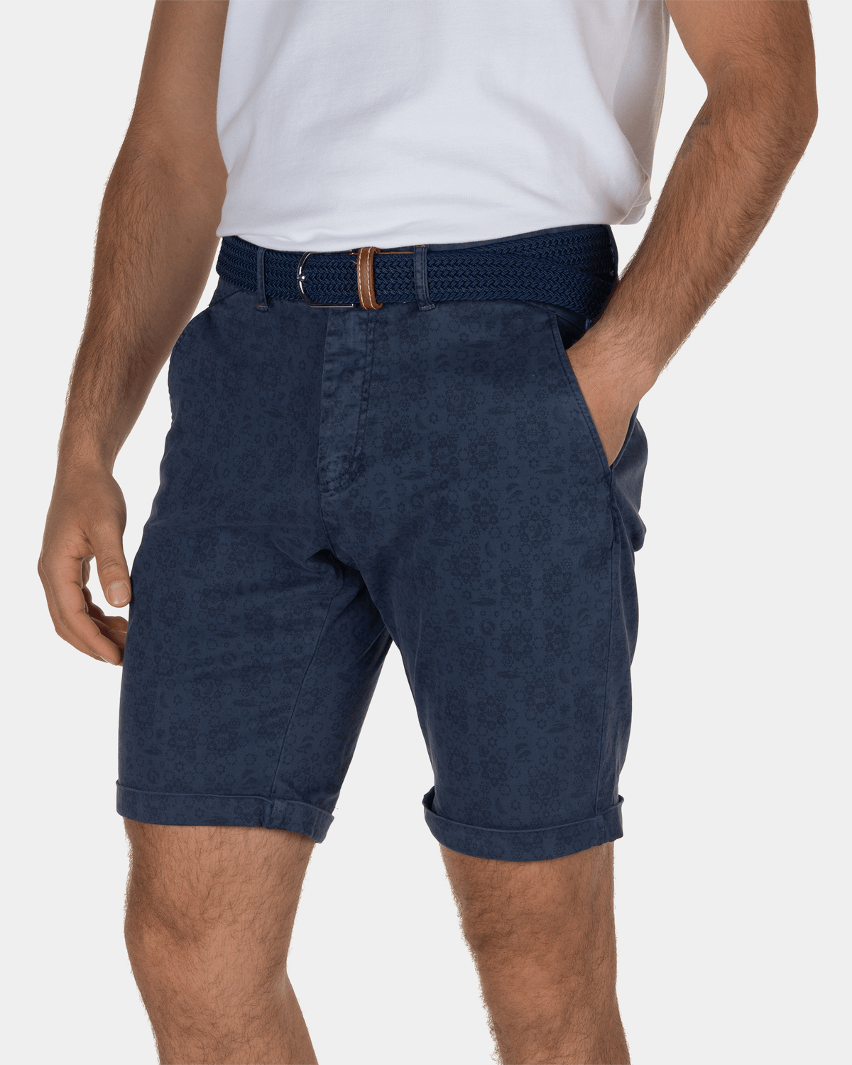 Shorts with print Plimmerton - Urban Navy