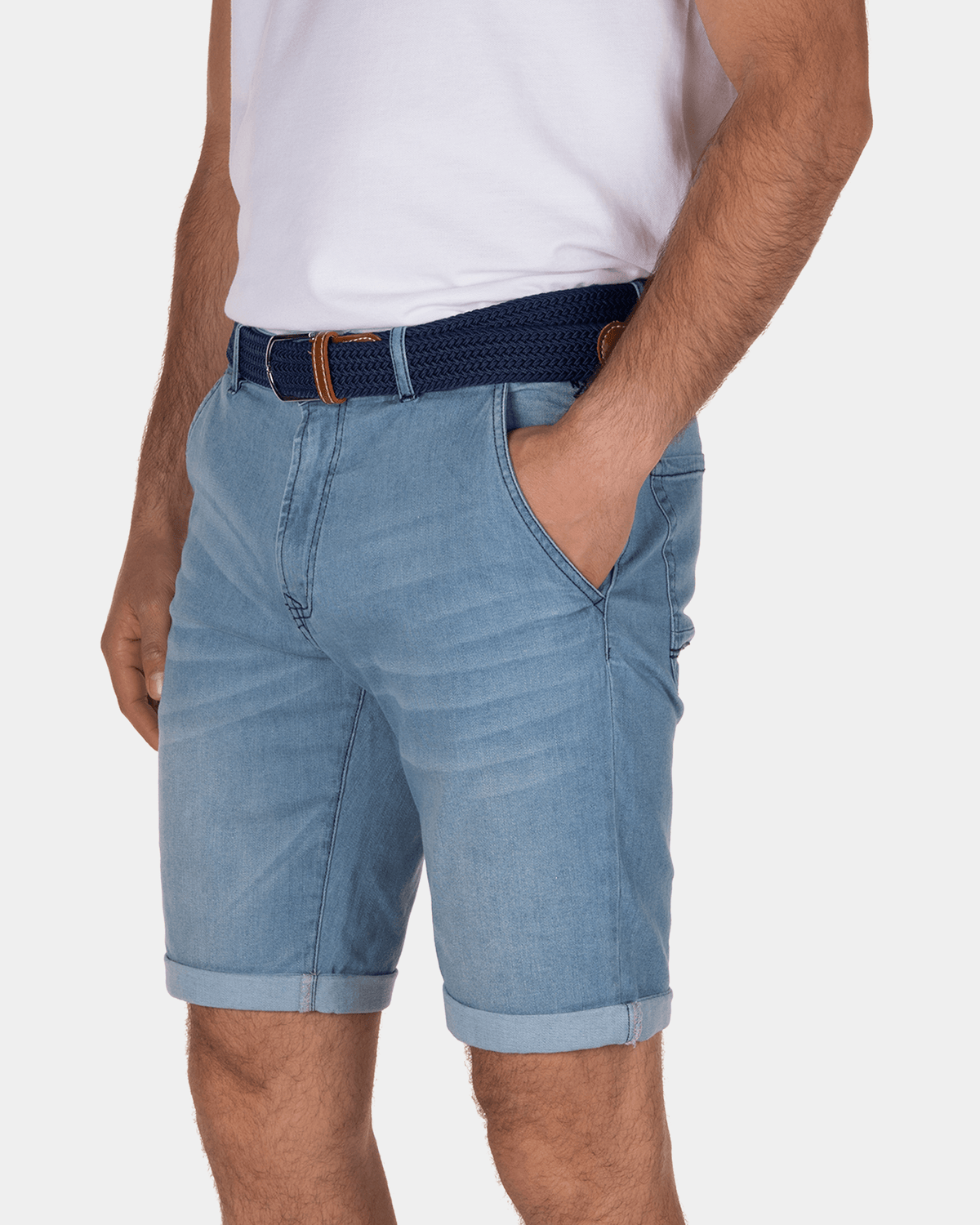 Dunedine jeans shorts - Light Stone