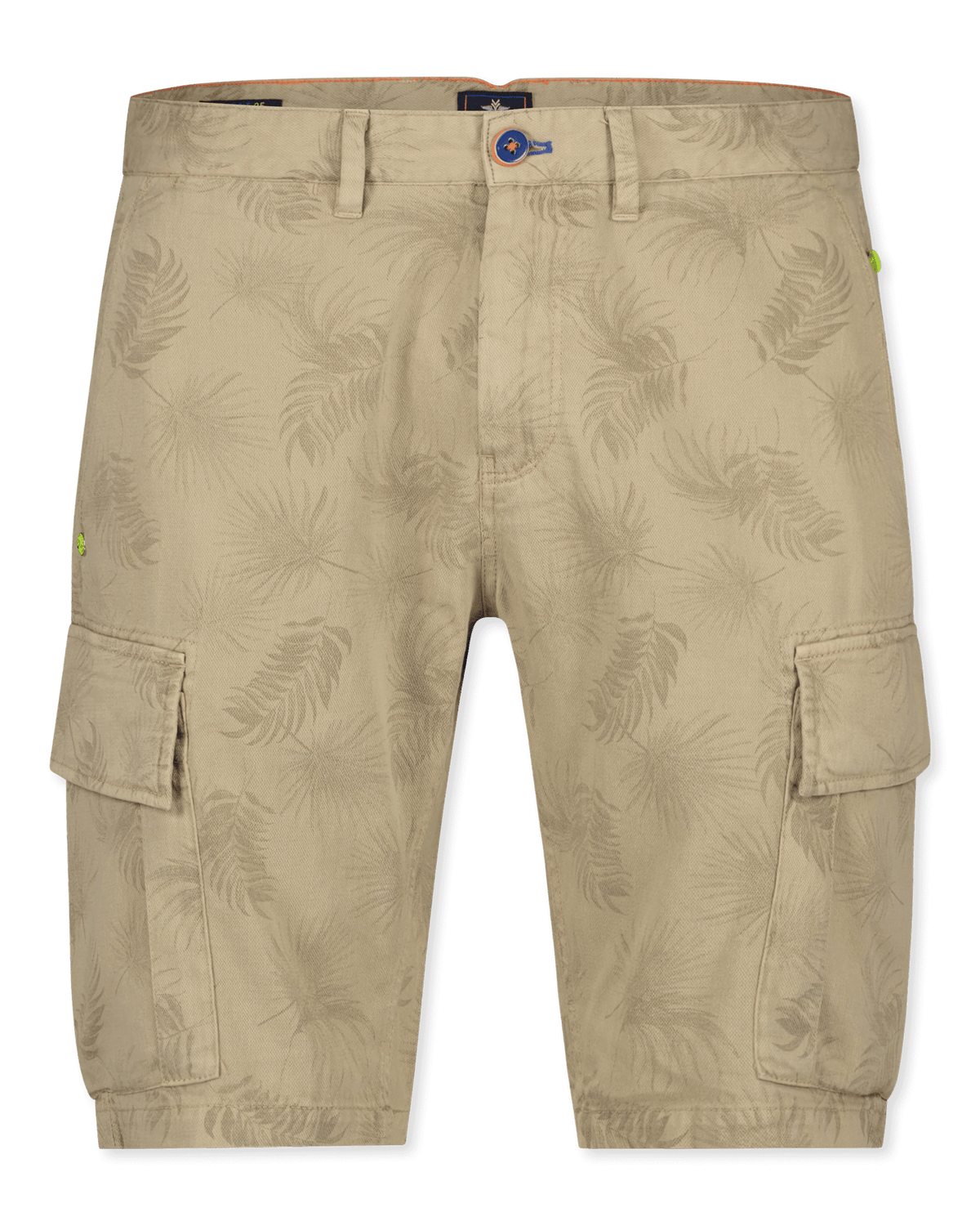 Printed short cargo pants Archie - Beach Sand