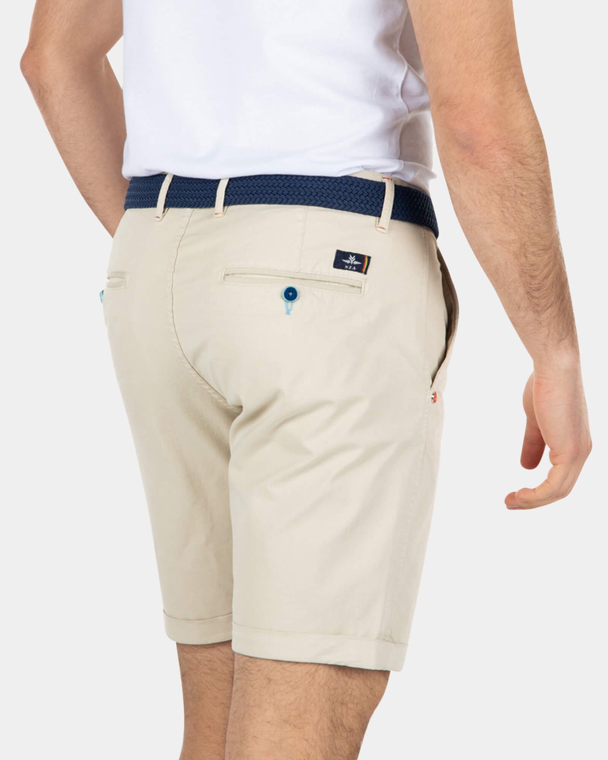 Cotton stretch chino shorts - Light Kit