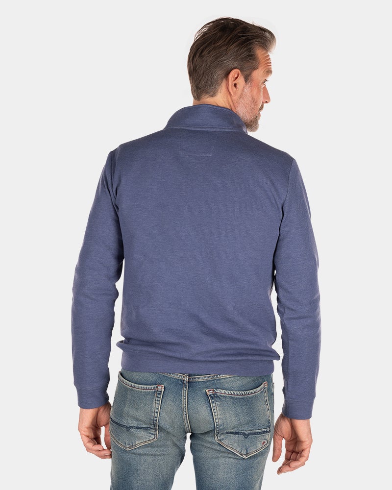 Fleece half zip sweater - Dusk Navy