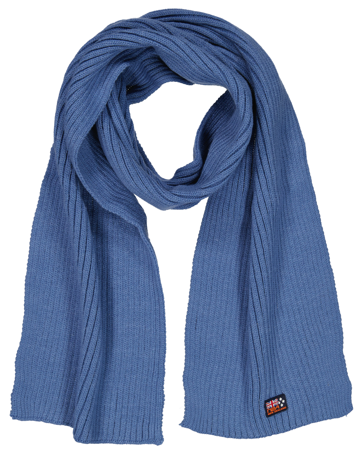 Acrylic knitted scarf - Cloudy Blue