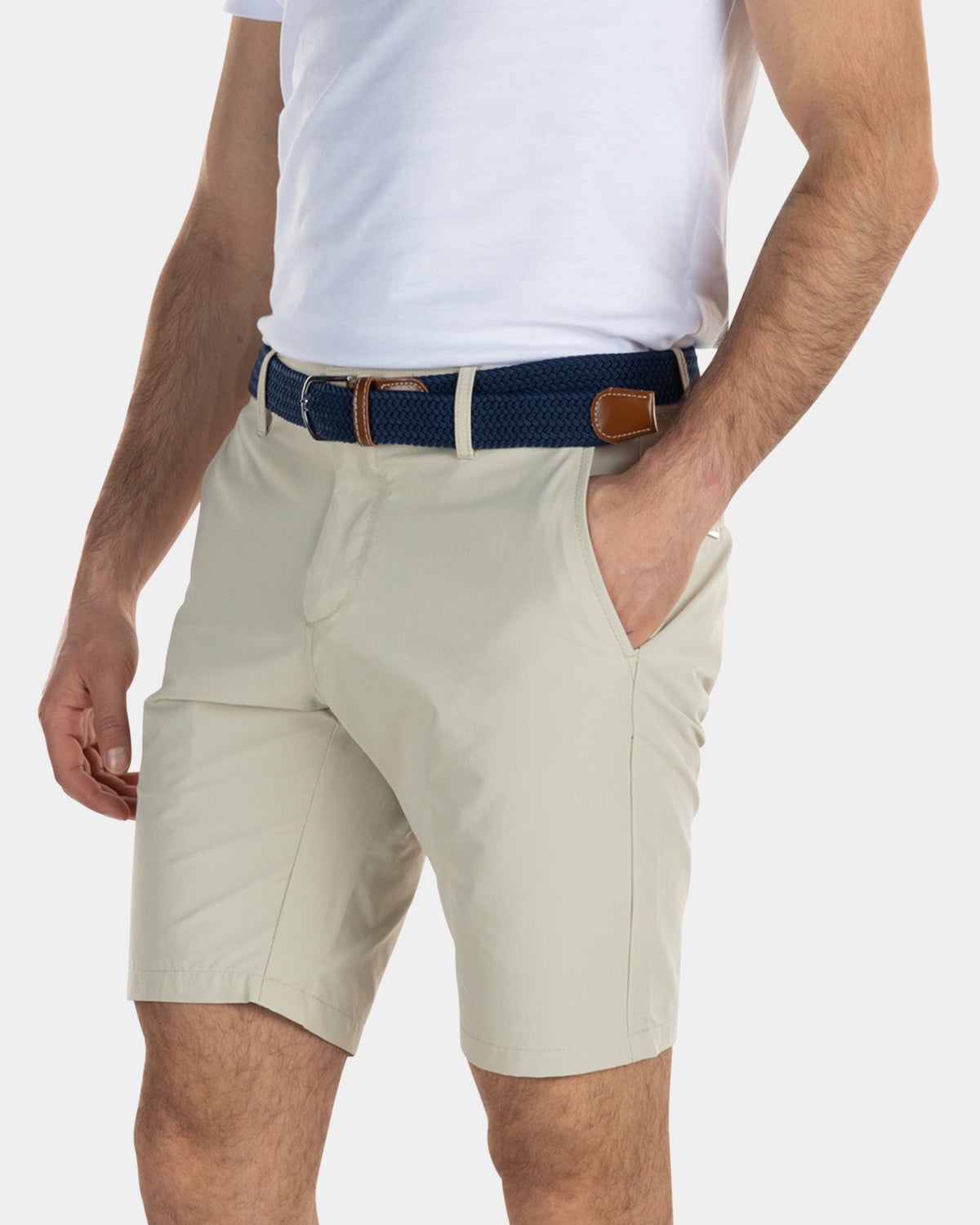Polyester stretch chino shorts - Light Kit