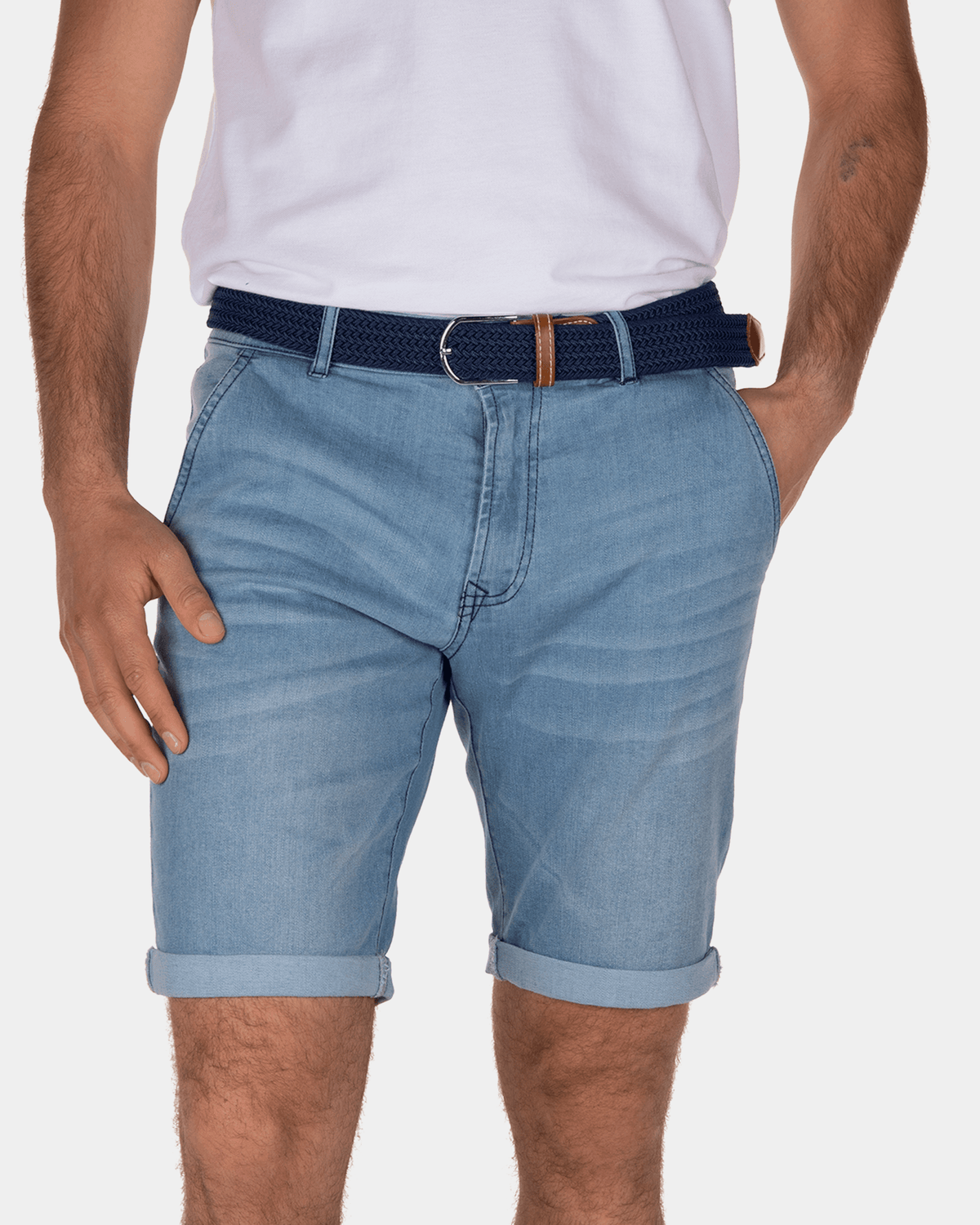 Dunedine jeans shorts - Light Stone
